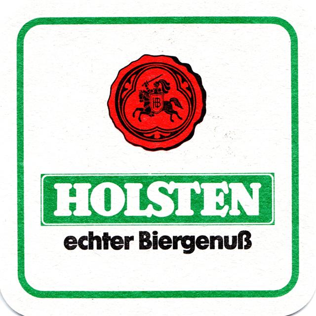 hamburg hh-hh holsten bier 1b (quad185-echter-grün gerahmt)
